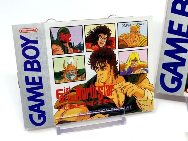 Lateral de la caja de Fist of the North Star (USA) para Nintendo Game Boy
