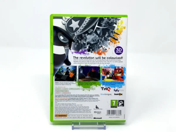 Parte trasera de De Blob 2 (UK) para XBOX 360, edición PAL UK
