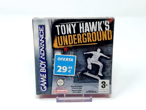 Portada de Tony Hawk's Underground (ESP) (Precintado) para Nintendo Game Boy Advance, edición PAL España, de segunda mano