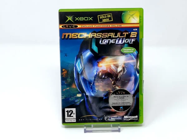 Portada de MechAssault 2: Lone Wolf (ESP) para XBOX, edición PAL España, de segunda mano