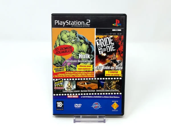 Official PlayStation 2 Magazine Demo 63 (FRA) para PlayStation 2, edición PAL Francia, de segunda mano