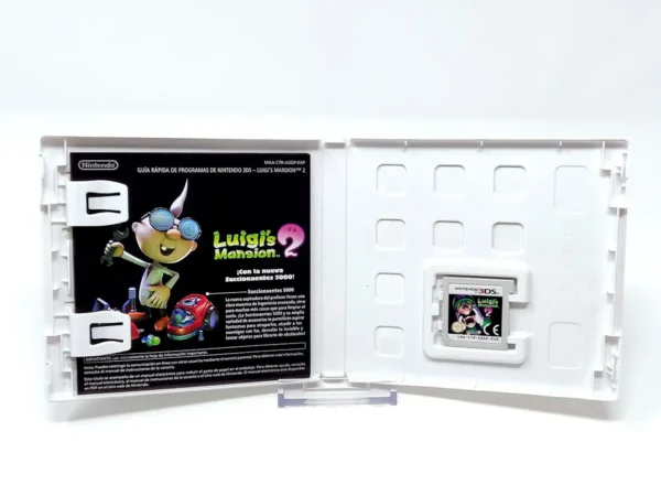 Interior del juego Luigi's Mansion 2 (ESP) (Rebajado) para Nintendo 3DS con disco y manual