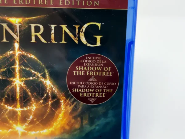 Lateral de la caja de Elden Ring (Edición Shadow of the Erdtree) (ESP) (Precintado) para PlayStation 5