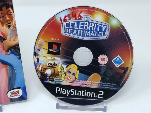 Parte trasera de MTV Celebrity Deathmatch (ESP) (Rebajado) para PlayStation 2