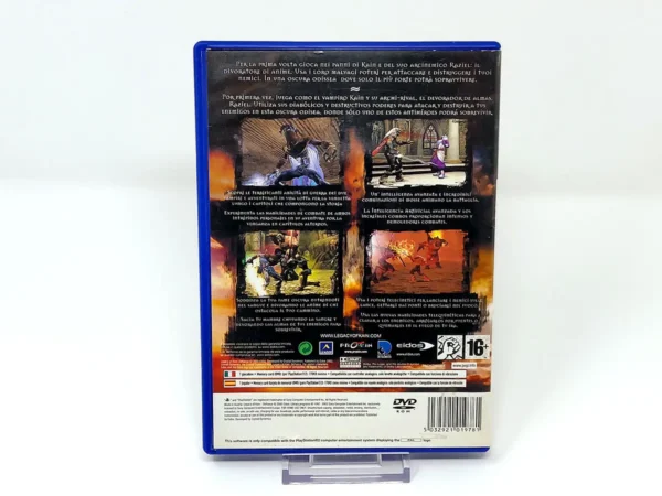Parte trasera de Legacy of Kain: Defiance (ESP) para PlayStation 2, edición PAL España