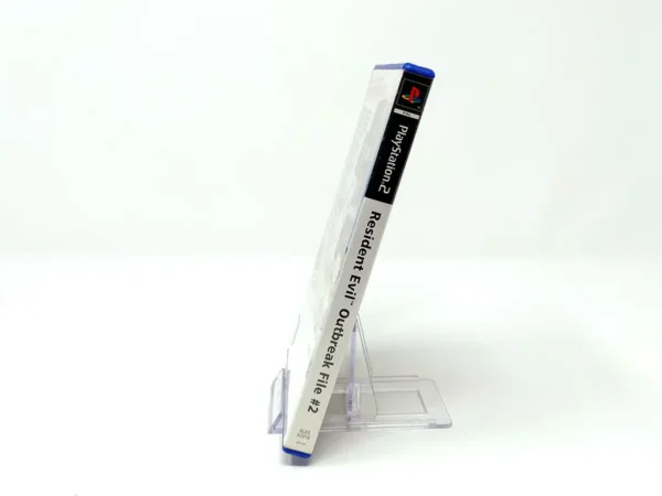 Lateral de la caja de Resident Evil: Outbreak: File #2 (ESP) para PlayStation 2