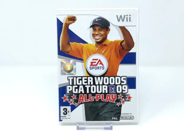 Portada de Tiger Woods PGA Tour 09: All-Play (ESP) para Nintendo Wii, edición PAL España, de segunda mano