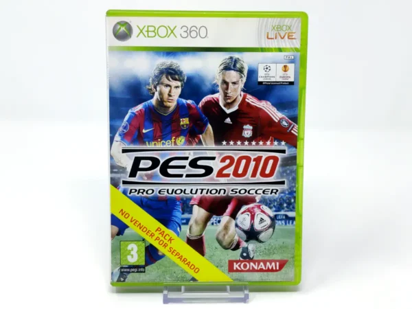 Portada de PES 2010: Pro Evolution Soccer (ESP) (v2) para XBOX 360, edición PAL España, de segunda mano