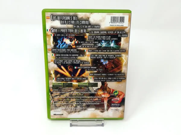 Parte trasera de Black Stone: Magic & Steel (ESP) para XBOX, edición PAL España
