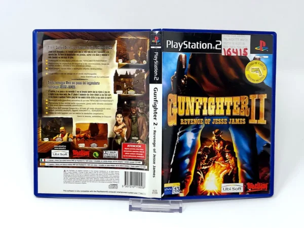 Gunfighter 2:  Revenge of Jesse James (ESP) (Carátula) (Rebajado) para PlayStation 2, edición PAL España, de segunda mano