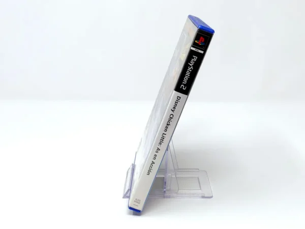 Lateral de la caja de Chicken Little: As en Acción (ESP) para PlayStation 2