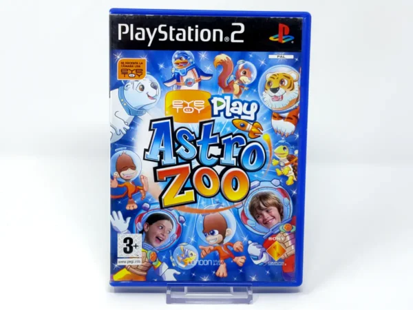 Portada de EyeToy Play: Astro Zoo (ESP) (v1) para PlayStation 2, edición PAL España, de segunda mano