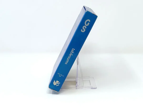 Lateral de la caja de Tablesums para Sinclair ZX Spectrum