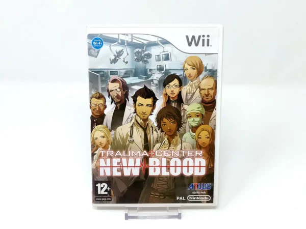 Portada de Trauma Center: New Blood (FRA) para Nintendo Wii, edición PAL Francia, de segunda mano