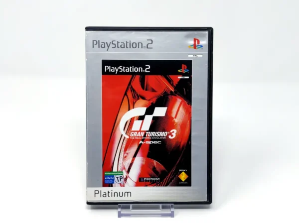 Portada de Gran Turismo 3: A-Spec (ESP) (Platinum) (Rebajado) para PlayStation 2, edición PAL España, de segunda mano