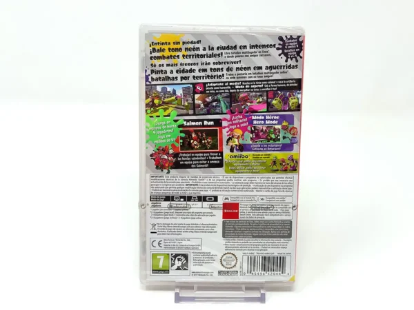 Parte trasera de Splatoon 2 (ESP) (Precintado) para Nintendo Switch, edición PAL España