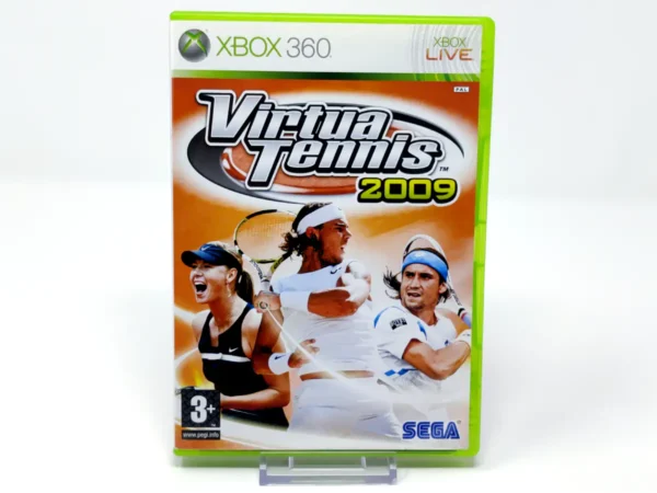Portada de Virtua Tennis 2009 (ESP) para XBOX 360, edición PAL España, de segunda mano