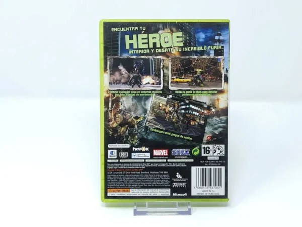 Detalle de El Increíble Hulk (ESP) para XBOX 360