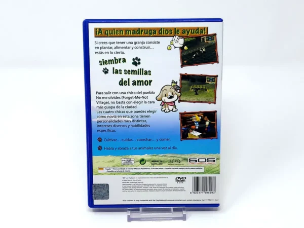 Parte trasera de Harvest Moon: A Wonderful Life (Special Edition) (ESP) para PlayStation 2, edición PAL España