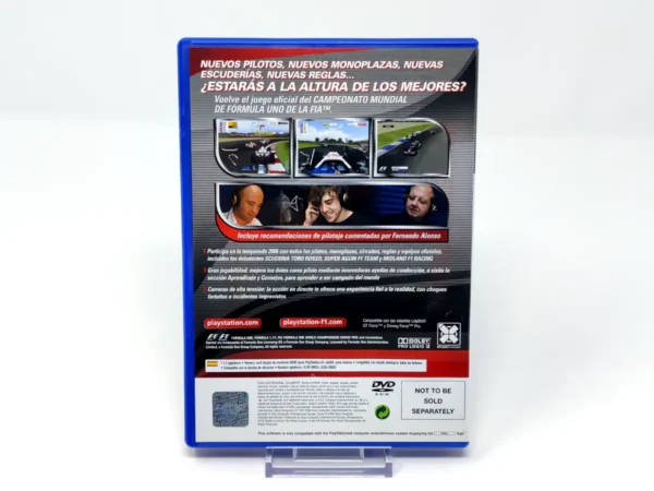 Parte trasera de Formula One 06 (ESP) (v2) para PlayStation 2, edición PAL España