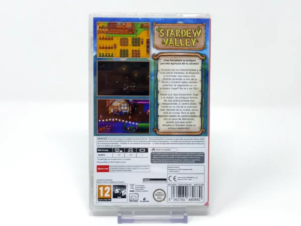Parte trasera de Stardew Valley (ESP) (Precintado) para Nintendo Switch, edición PAL España