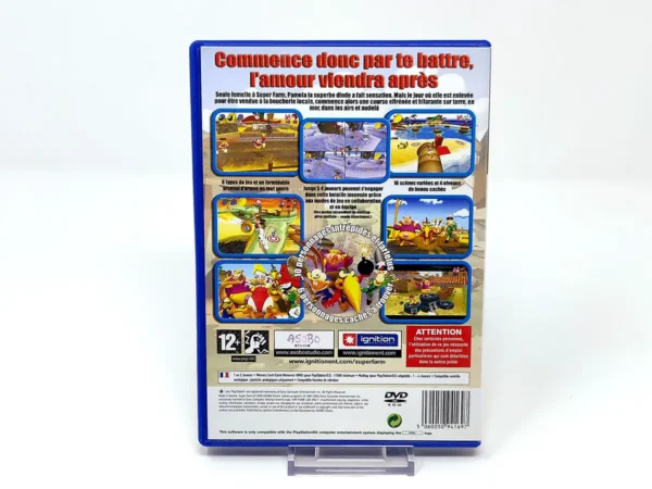 Parte trasera de Super Farm (FRA) para PlayStation 2, edición PAL Francia