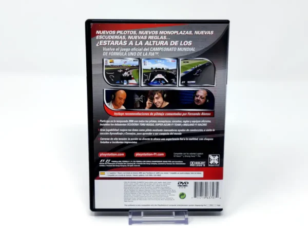 Parte trasera de Formula One 06 (ESP) (Rebajado) para PlayStation 2, edición PAL España