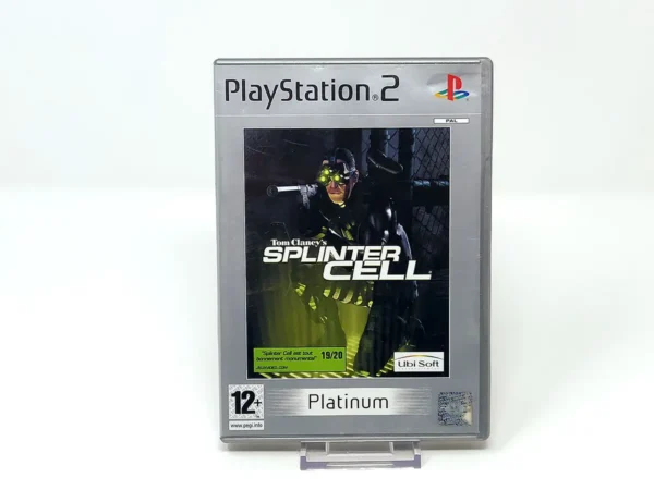 Portada de Tom Clancy's Splinter Cell (FRA) (Platinum) para PlayStation 2, edición PAL Francia, de segunda mano