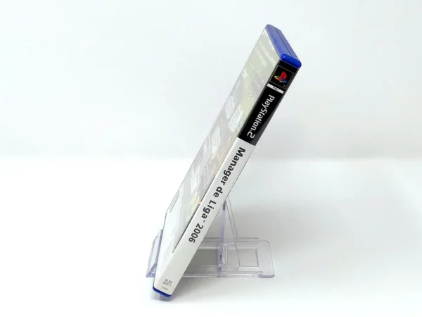 Lateral de la caja de Manager de Liga 2006 (ESP) para PlayStation 2