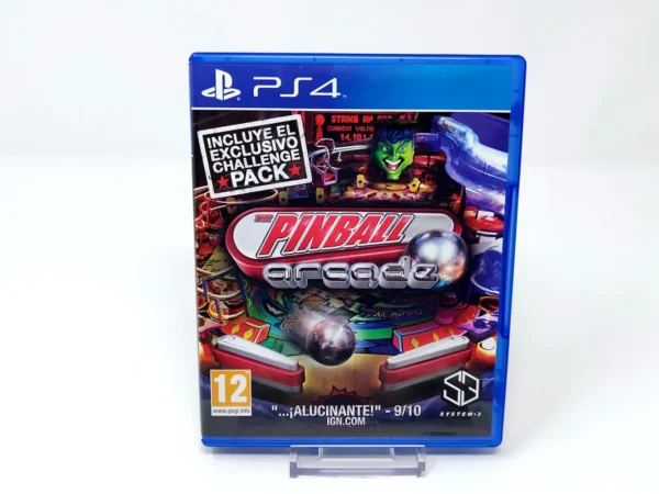 Portada de The Pinball Arcade (ESP) para PlayStation 4, edición PAL España, de segunda mano