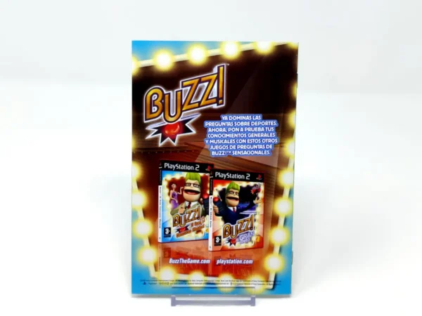 Buzz! El Gran Concurso de Deportes (ESP) (Manual) para PlayStation 2, edición PAL España, de segunda mano