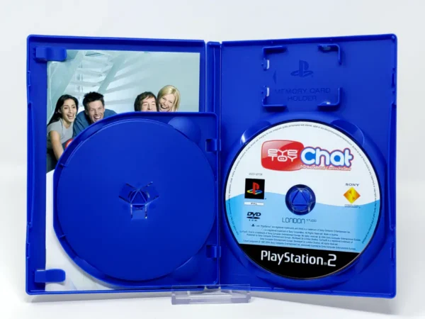Lateral de la caja de EyeToy: Chat (FRA) para PlayStation 2