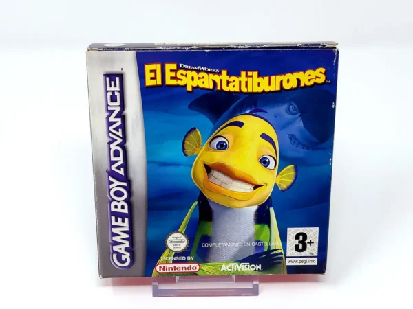 Portada de El Espantatiburones (ESP) para Nintendo Game Boy Advance, edición PAL España, de segunda mano