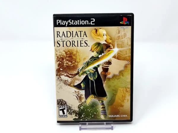 Portada de Radiata Stories (USA) para PlayStation 2, edición NTSC USA, de segunda mano