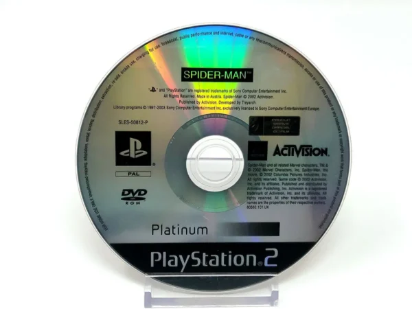 Spider-Man (ESP) (Platinum) (Disco) para PlayStation 2, edición PAL España, de segunda mano