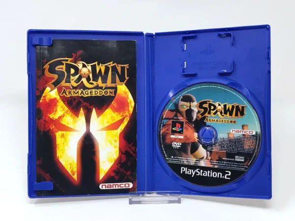 Lateral de la caja de Spawn: Armageddon (ESP) para PlayStation 2