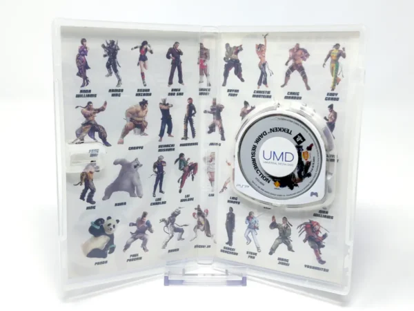 Interior del juego Tekken: Dark Resurrection (ESP) (Rebajado) para PSP con disco y manual