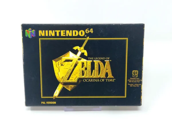 Portada de The Legend of Zelda: Ocarina of Time (ESP) para Nintendo 64, de segunda mano