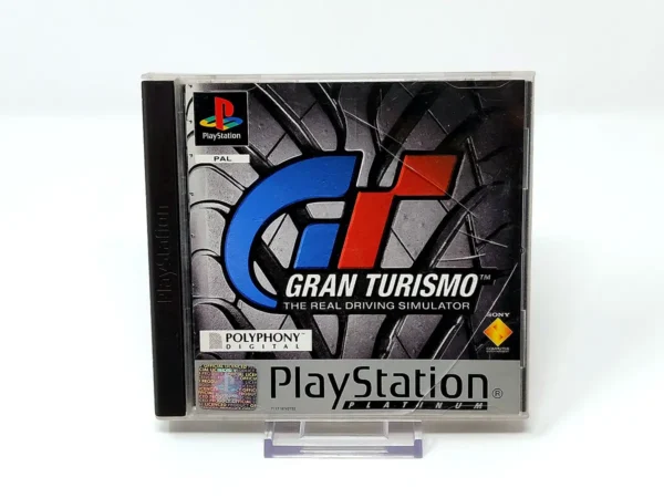 Portada de Gran Turismo (ESP) (Platinum) para PlayStation 1, edición PAL España, de segunda mano