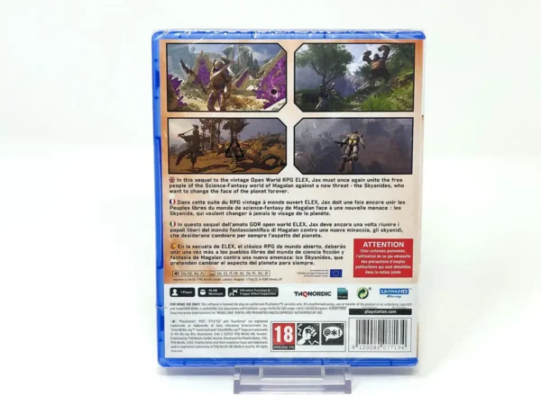 Parte trasera de ELEX II (ESP) (Precintado) para PlayStation 5, edición PAL España
