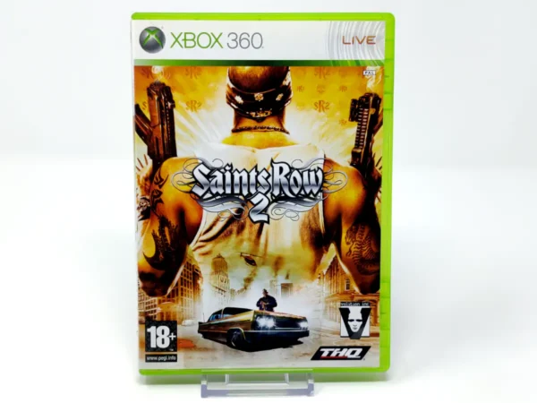 Portada de Saints Row 2 (ESP) para XBOX 360, edición PAL España, de segunda mano
