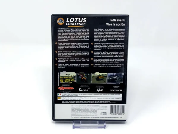 Parte trasera de Lotus Challenge (ESP) (Rebajado) para PlayStation 2, edición PAL España