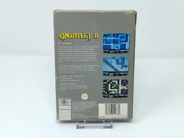 Parte trasera de Gauntlet II (EUR) para NES