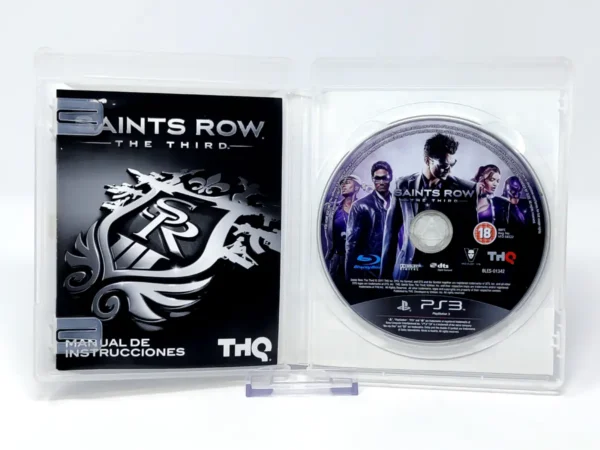 Interior del juego Saints Row: The Third (ESP) (Rebajado) para PlayStation 3 con disco y manual
