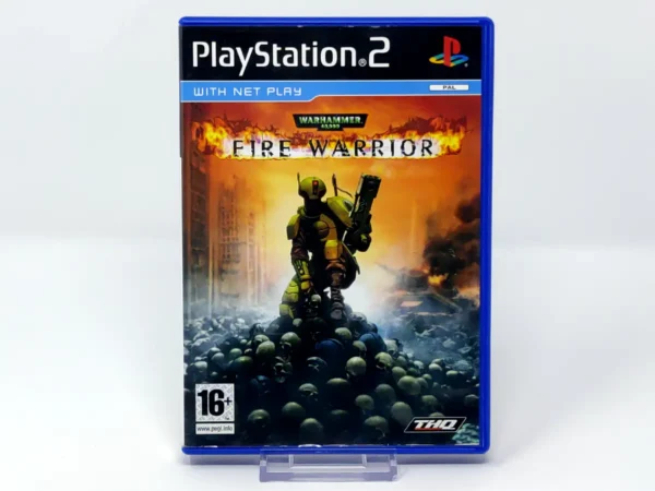 Portada de Warhammer 40,000: Fire Warrior (ESP) para PlayStation 2, edición PAL España, de segunda mano