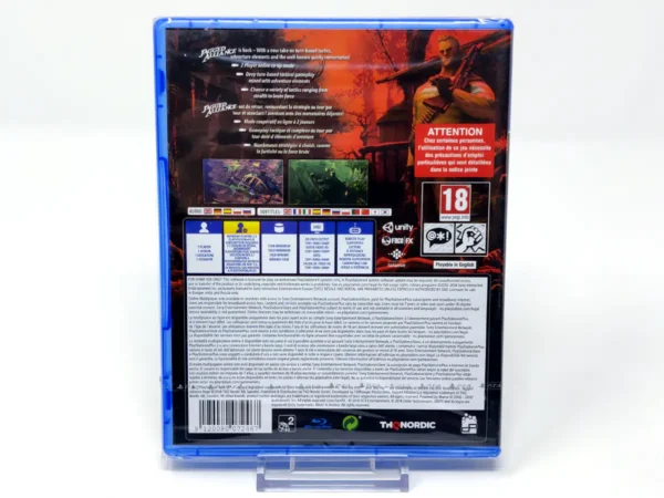 Parte trasera de Jagged Alliance: Rage! (EUR) (Precintado) para PlayStation 4, edición PAL EUR
