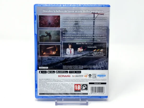 Parte trasera de Silent Hill f (Edición Día Uno) (ESP) (Precintado) para PlayStation 5, edición PAL España