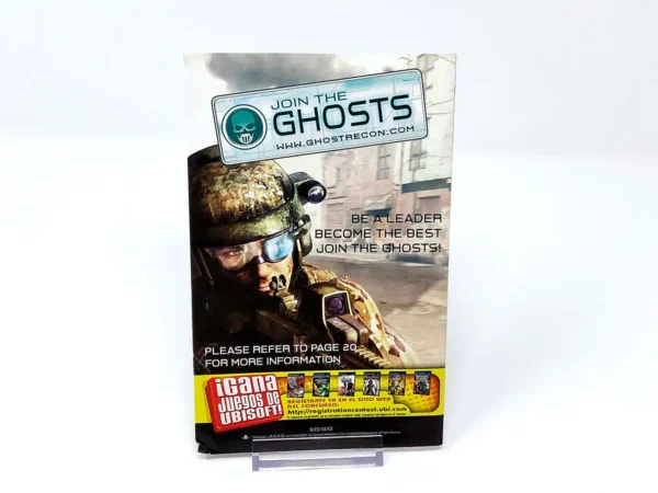 Parte trasera de Tom Clancy's Ghost Recon: Advanced Warfighter (ESP) (Rebajado) para PlayStation 2, edición PAL España
