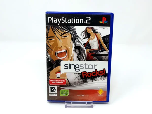 Portada de SingStar Rocks! (ESP) (v2) para PlayStation 2, edición PAL España, de segunda mano
