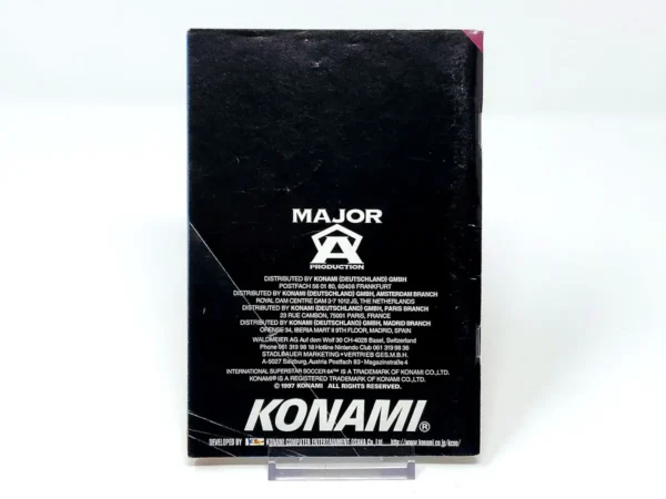 International Superstar Soccer 64 (ESP) (Manual) (Rebajado) para Nintendo 64, edición PAL España, de segunda mano